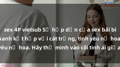 sex 4P vietsub Sự hấp dẫn của sex bãi biển: Khi sóng biển xanh kết hợp với cát trắng, tình yêu nở hoa. Hãy thả mình vào cõi tình ái giữa sóng biển!